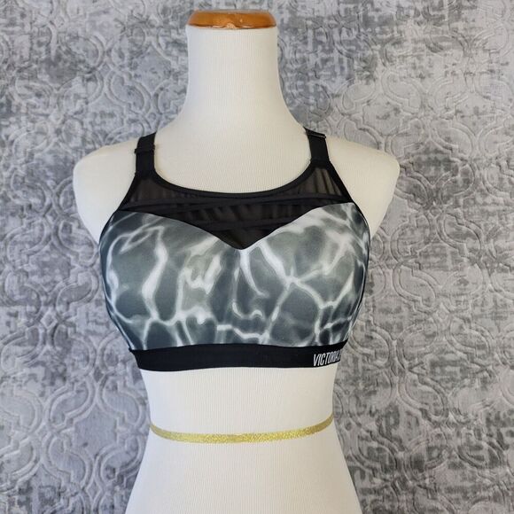 Victoria Sport Sports Bra Size 34C Gray Victoria's Secret Incredible Lightweight - Picture 1 of 7